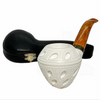Special Rhodesian Lattice Brass Band Meerschaum Pipe