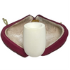 Smooth Billiard Yellow Stem Meerschaum Pipe