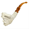 Special Viking Leaf-Shank Meerschaum Pipe