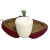 Smooth Straight Dublin Army-Mount Style Meerschaum Pipe