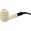 Special Tall Egg 3D Lattice Meerschaum Pipe