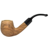 Classic Italian Olive Wood Apple Pipe