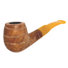 Spiral Carved Bent German Briar Pipe