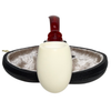 Special Smooth Sterling Silver Band Meerschaum Pipe