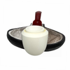 Special Smooth Dublin Meerschaum Pipe with Sterling Silver Band