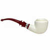 Special Smooth Dublin Meerschaum Pipe with Sterling Silver Band