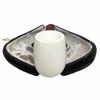 Special Smooth Billiard Meerschaum Pipe with Sterling Silver Band