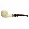 Special Govem Apple Sterling Silver Band Meerschaum Pipe