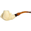 Special Smooth Antiqued Claw Meerschaum Pipe