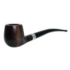 Traditional Cherry Wood Churchwarden Pipe with Silver Band