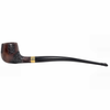 Pipsan Rusticated Gold Band Cherry Wood Churchwarden Pipe
