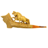 Premium Pre-colored Running Horses Meerschaum Pipe