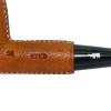 Kiko Apple Leather Wrap African Meerschaum-Lined Pipe