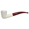 Deluxe 9mm Rusticated Top Dublin Meerschaum Pipe
