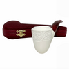 Deluxe 9mm Rusticated Top Dublin Meerschaum Pipe