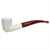 Deluxe 9mm Rusticated Top Dublin Meerschaum Pipe