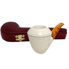 Deluxe 9mm Geometric Dublin Meerschaum Pipe