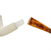 Deluxe 9mm Geometric Dublin Meerschaum Pipe