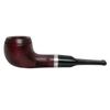 Small Burgundy Pipsan Silver Band Briar Pipe