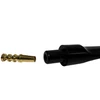 Small Golden Brown Pipsan Silver Band Briar Pipe