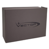 Vector KGM Aero Butane Pipe Lighter with Tamper - Mahogany Marble