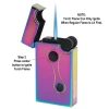 Vector KGM Elite Hybrid Dual Soft Flame & Torch Lighter - Black Crackle