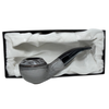 Vector KGM Gray Marble Bent Rhodesian Briar Pipe