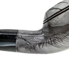 Vector KGM Gray Marble Bent Rhodesian Briar Pipe