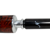 Nørding Polished Gloss Rustic Spigot Churchwarden Briar Pipe