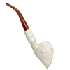 Alien Head Oom Paul Knurl Meerschaum Pipe