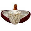 Deluxe 9mm Rustic Dublin Meerschaum Pipe