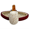 Deluxe 9mm Rusticated Brandy Meerschaum Pipe