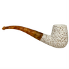 Deluxe 9mm Rusticated Brandy Meerschaum Pipe