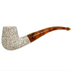 Deluxe 9mm Rusticated Brandy Meerschaum Pipe