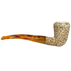 Deluxe 9mm Rusticated Chimney Meerschaum Pipe