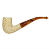 Deluxe 9mm Tall Rusticated Billiard Meerschaum Pipe