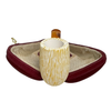 Deluxe 9mm Tree Bark Stack Meerschaum Pipe