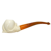 Claw Holding Smooth Egg Meerschaum Pipe