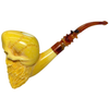 Premium Signed Kenan Bearded Skull Meerschaum Pipe