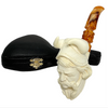Special Cevher Horseshoe Moustache Viking Meerschaum Pipe