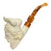 Special Cevher Horseshoe Moustache Viking Meerschaum Pipe