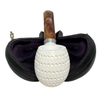 Special 3D Lattice Apple Silver Band Meerschaum Pipe