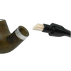 Dark Pear Wood 9mm Meerschaum Lined Pipe