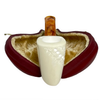 Smooth Freehand Designer Lattice Meerschaum Pipe