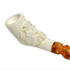 Smooth Grape Leaf Meerschaum Pipe