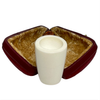 Smooth Grape Leaf Meerschaum Pipe