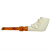 Smooth Grape Leaf Meerschaum Pipe