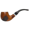 9mm Rustic Accent Pear Wood Meerschaum Lined Pipe