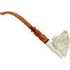 Pirate Black Accent Ring Churchwarden Meerschaum Pipe