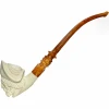 Pirate Designer Stem Churchwarden Meerschaum Pipe
